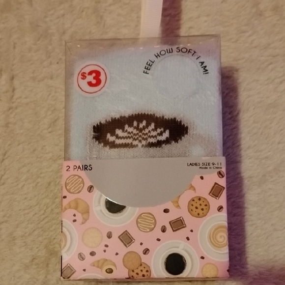 Cute Donut, Coffee and Cupcakes Themed Socks 6 Pairs - Picture 4 of 7